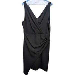 Guess Dress Black Sleeveless Side Knot Stretch